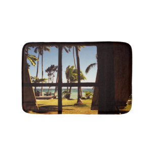 Tropical Fiji Beach Scene bmcnm Bath Mat