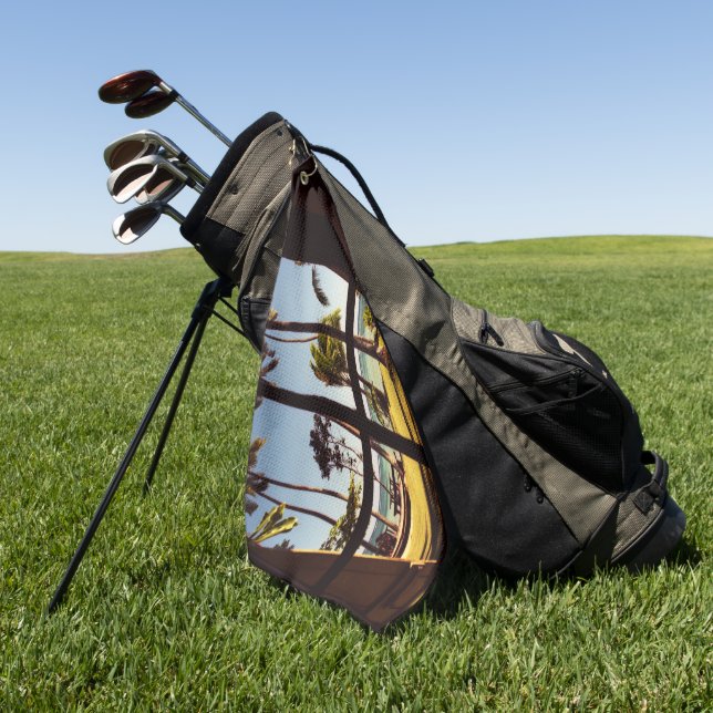 Tropical Fiji Beach Scene gtcna Golf Towel (Green)