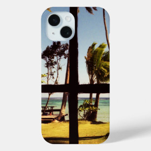 Tropical Fiji Beach Scene iphcnm iPhone 15 Case