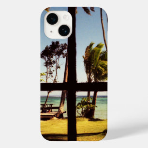 Tropical Fiji Beach Scene iphcnm Case-Mate iPhone 14 Case
