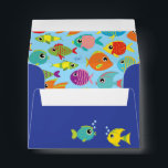 Tropical Fish Aquarium Cute Kid's Envelope<br><div class="desc">Add your child's name and return address to this adorable tropical fish cute Kid's stationary envelope!  Perfect for a kid that loves a fish aquarium and also loves writing letters!  Great for children that love goldfish,  both boys and girls!  Makes a great gift for any kid too!</div>