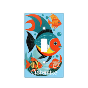 Tropical Fish Assortment Thunder_Cove Light Switch Cover