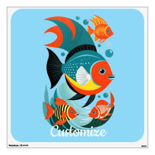 Tropical Fish Assortment Thunder_Cove Wall Decal