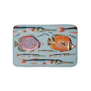 Tropical Fish Bath Mat