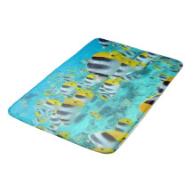 Tropical Fish Bath Room Rug Mat Home Decor