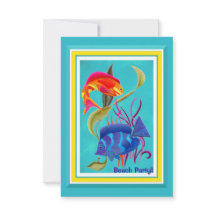 Tropical Fish Beach Party Customizable Event