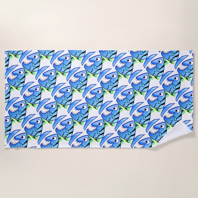 Tropical Fish Beach Towel (Front)