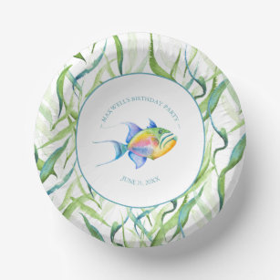 Brown Trout Fishing Bowl, Zazzle