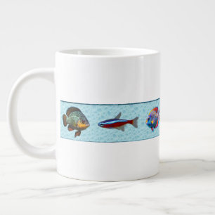 Tropical Fish (Bridget Collection)  Giant Coffee Mug