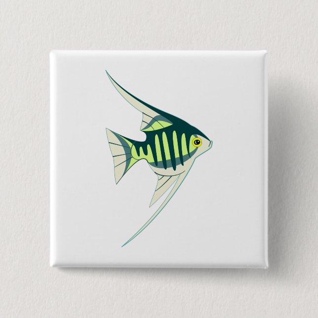 Tropical Fish Button (Front)