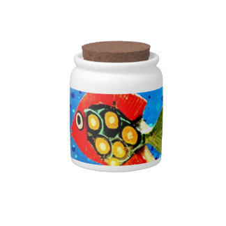 Tropical Fish Candy Jar