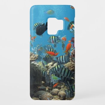 Tropical Fish Chaos Case-mate Samsung Galaxy S9 Case by beachcafe at Zazzle