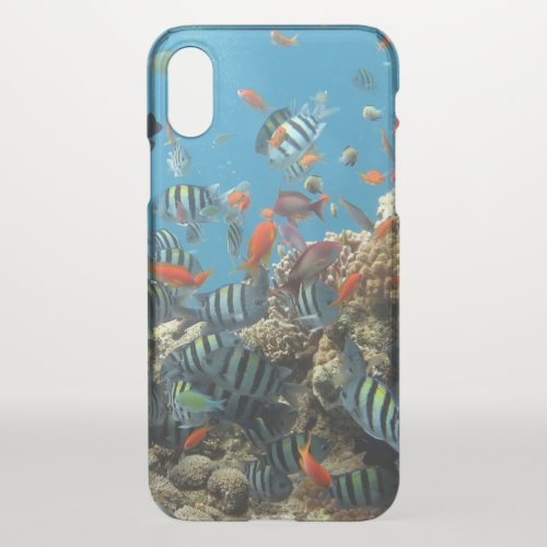Tropical Fish Chaos iPhone X Case