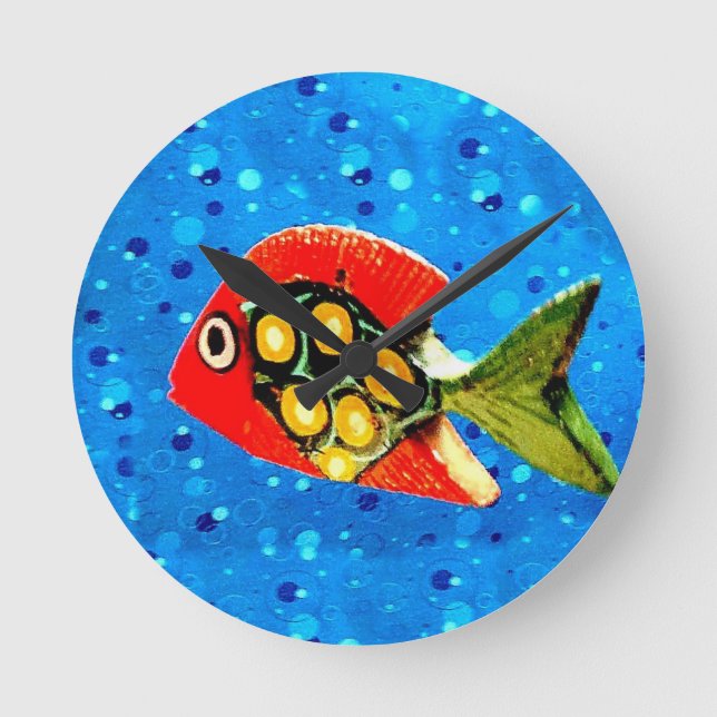 Tropical Fish Clock (Front)
