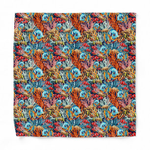 Tropical Fish Colorful Summer Vibes Bandana