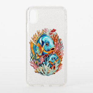 Tropical Fish Colorful Summer Vibes Speck iPhone XS Max Case