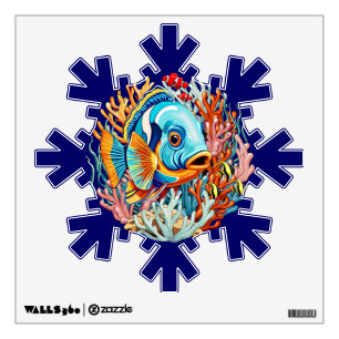 Tropical Fish Colorful Summer Vibes Wall Decal