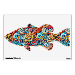 Tropical Fish Colorful Summer Vibes Wall Decal