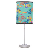 Tropical Fish & Coral Table Lamp (Front)