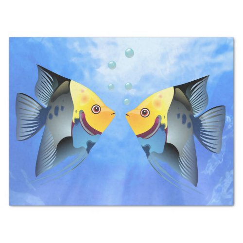Tropical Fish Decoupage Craft Tissue Paper
