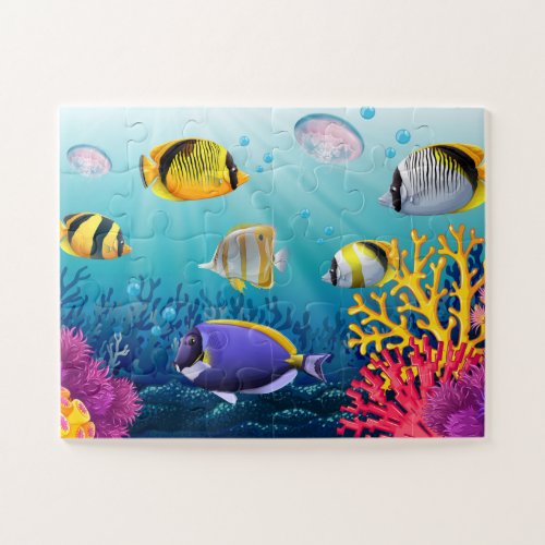 Tropical Fish Game Puzzle