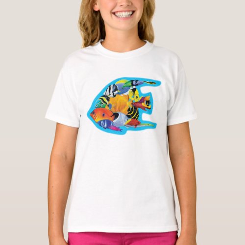 Tropical Fish Group T_shirt