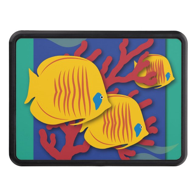 Tropical Fish Hitch Cover (Front)