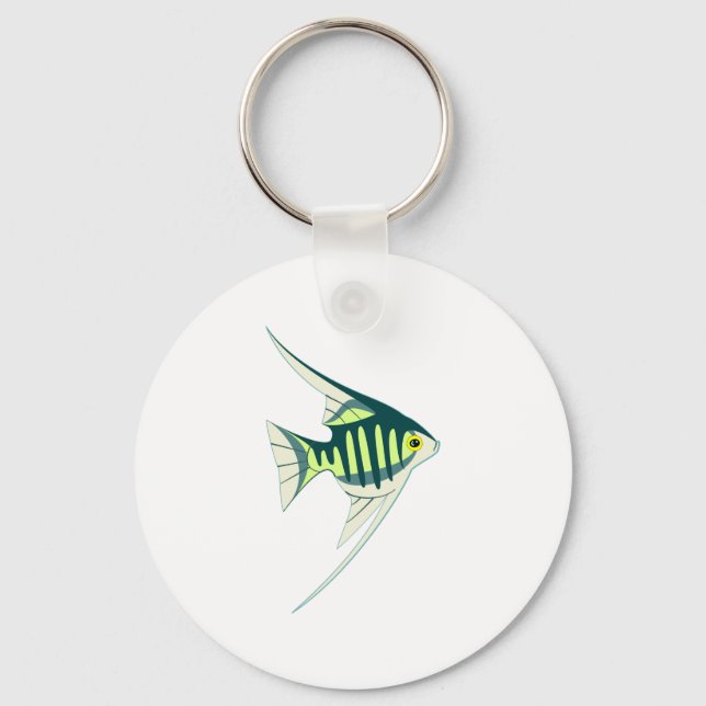 Tropical Fish Keychain (Front)
