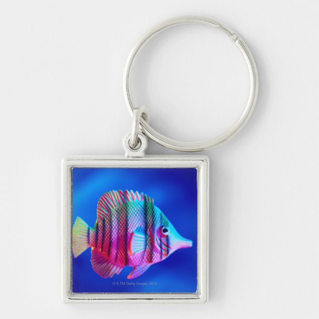 Tropical Fish Keychain (Front)