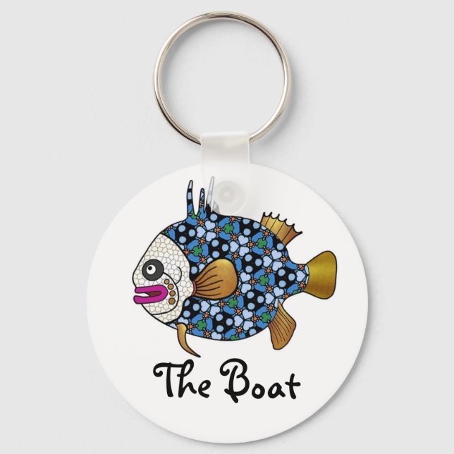 Tropical Fish Keychain - 01 (Front)