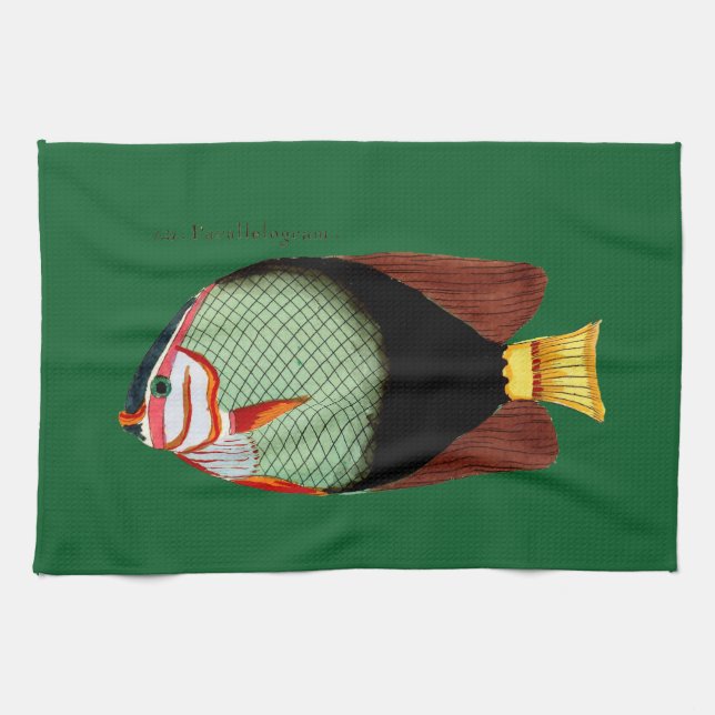Tropical Fish Kitchen Towel (Horizontal)