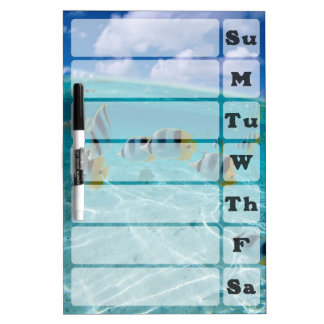 Tropical Fish Menu Board