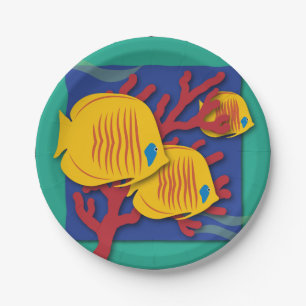 Tropical Fish Paper Plates