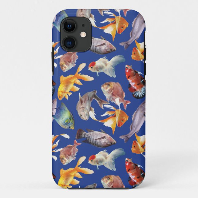 Tropical fish pattern  Case-Mate iPhone case (Back)