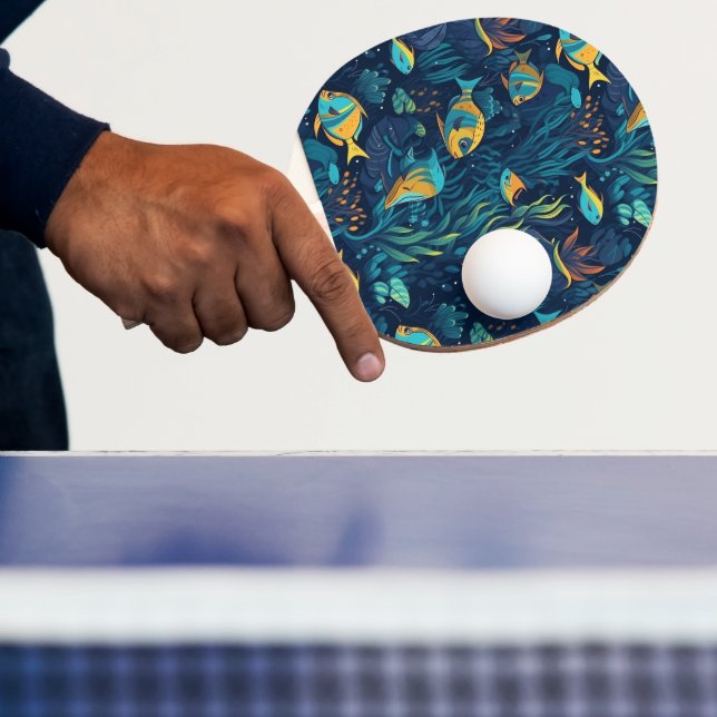 Tropical Fish  Ping Pong Paddle (Insitu)