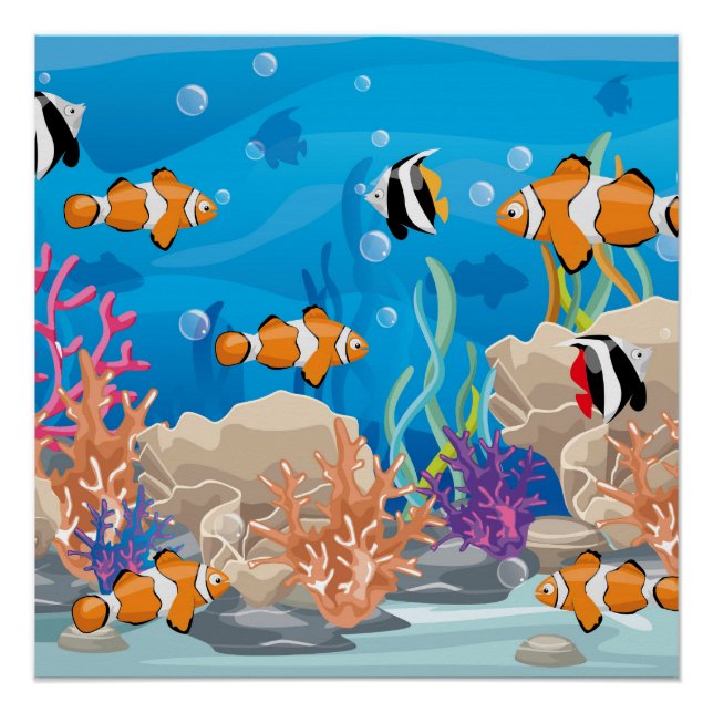 Tropical Fish Poster (Front)