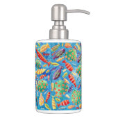 Tropical Fish Soap Dispenser & Toothbrush Holder (Right)