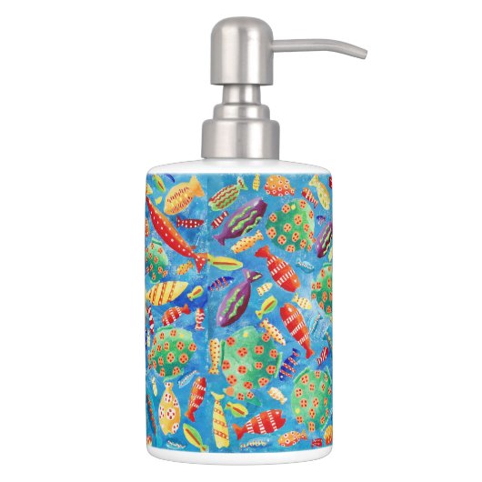 Tropical Fish Soap Dispenser & Toothbrush Holder (Right)