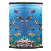 Tropical Fish swimming Seabed Lamp Shade (Left)