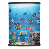 Tropical Fish swimming Seabed Lamp Shade (Front)