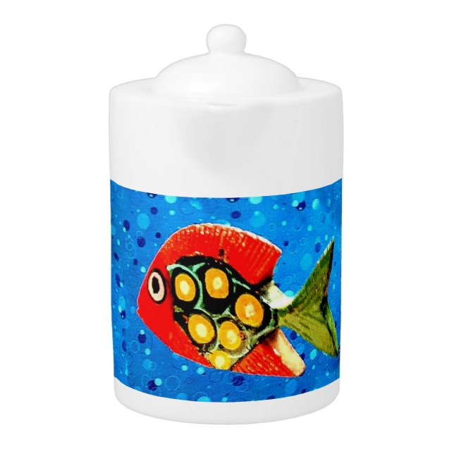 Tropical Fish Tea Pot (Front)