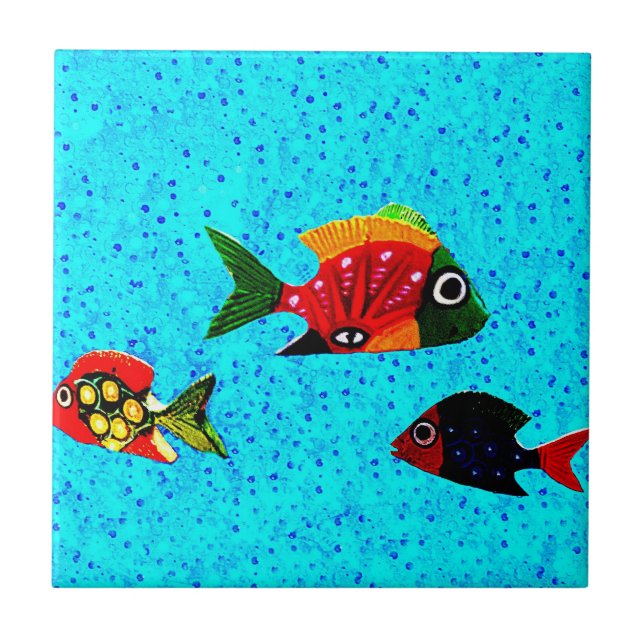 Tropical Fish Tile (Front)