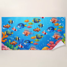Tropical Fish Under the Sea