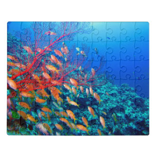 Tropical Fish Undersea Coral Reef Jigsaw Puzzle