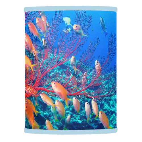 Tropical Fish Undersea Coral Reef Lamp Shade