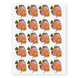 Tropical Fish Underwater Design Temporary Tattoos