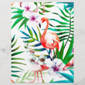 Tropical flamingo art (Front)