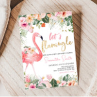 Tropical Flamingo Baby Shower 