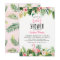 Tropical Flamingo Baby Shower Invitation Card