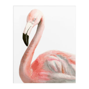 Tropical Flamingo Bird Acrylic Print